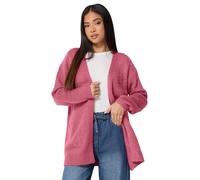 M&Co Petite Flower Embroidered Knitted Cardigan - Women's Pink