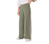 M&Co Petite Green Pintuck Trousers - Women's