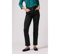 M&co Petite Lift & Shape Straight Leg Jeans In Black Black 16S