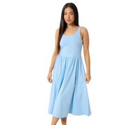M&Co Petite Light Sleeveless Cotton Midi Dress - Women's Blue