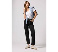 M&co Petite Mom Jeans In Black Black 24L