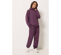 M&co Petite Set Quarter Zip & Cuffed Joggers In Purple Purple