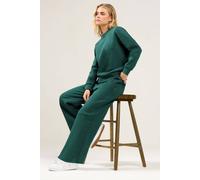 M&co Petite Wide Leg Joggers In Teal Teal 12