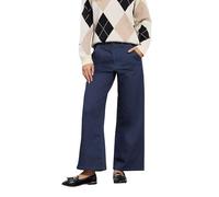 M&Co Petites Petite Blue Wide Leg Jeans - Women's
