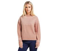 M&Co Petites Petite Fairisle Knit Jumper - Women's Pink