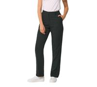 M&Co Women's Printed Tailored Straight Leg Trousers in Black | Size: 20 M&Co Black 20