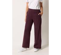 M&Co Women's Pintuck Wide Leg Trousers in Purple | Size: 14S