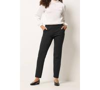 M&co Ponte Seam Detail Trousers In Black Black