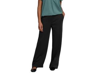 M&Co Ponte Wide Leg Trousers - Women's Black