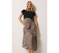 M&Co Women's Polka Dot 2 In 1 Maxi Dress | Size: 14 M&Co Multicolor 14