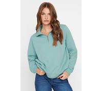 M&co Quarter Zip Sweatshirt In Blue Blue 20