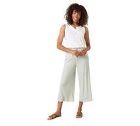 M&Co Sage Stripe Wide Leg Culottes - Women's Green
