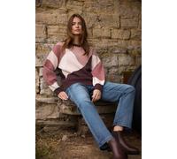 M&co Sequin Embellished Knitted Jumper In Brown Brown 14-16