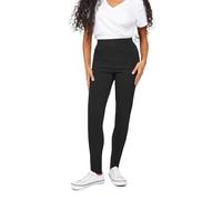 M&Co Women's Skinny Bengaline Trousers in Black | Size: 14S M&Co Black 14S