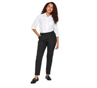 M&Co Slim Leg Crepe Trousers - Women's Black