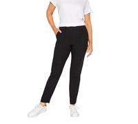 M&Co Women's Black Tapered Trousers | Size: 12 M&Co Black 12