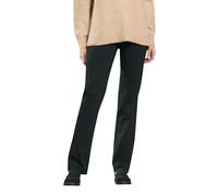 M&Co Straight Leg Bengaline Trousers - Women's Black