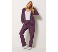 M&co Straight Leg Joggers In Purple Purple