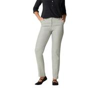 M&Co Stripe Tailored Linen Trousers - Women's Grey