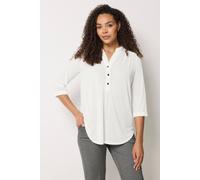 M&Co Women's Textured Lightweight Blouse in White | Size: 20 M&Co White 20