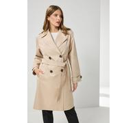 Tie Waist Trench Coat M&Co Brown 18