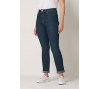 M&co Turn Up Boyfriend Jeans In Dark Blue Dark Blue