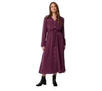 M&Co Women's Utility Maxi Shirt Dress in Purple | Size: 18