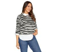 M&Co & White Stripe 2 in 1 Jumper - Women's
