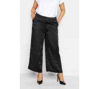 M&co Wide Leg Trousers In Black Black