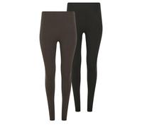 M&Co Women's 2 Pack Stretch Leggings | Size: 16L