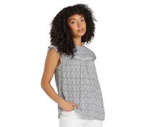 M&Co Womens Animal Print Lace Insert Top - Women's Black