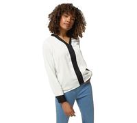 M&Co Womens Black & Contrast Hem Shirt - Women's