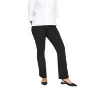 M&Co Womens Bootcut Bengaline Trousers - Women's Black