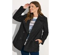 M&Co Women's Boucle Style Jacket in Black | Size: 12 M&Co Black 12