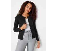 M&Co Women's Button Down Cardigan Sweater in Black | Size: 18/20