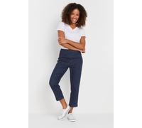 M&Co Women's Cropped Denim Jeans in Indigo | Size: 10 M&Co Indigo 10
