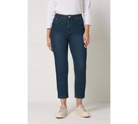 M&Co Women's Cropped Straight Leg Jeans in Indigo | Size: 12