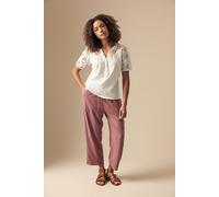 M&Co Womens Acid Wash Cropped Trousers - Women's Pink