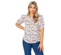 M&Co Womens Daisy Print Blouse - Women's