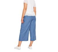 M&Co Womens Denim Linen Look Culottes - Women's