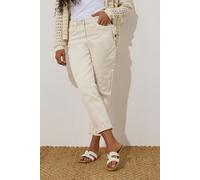 Denim Mom Jeans M&Co Cream 18S