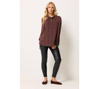 M&Co Women's Faux Leather Leggings in Black | Size: 10 M&Co Black 10