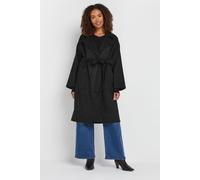 M&Co Women's Faux Suede Jacket in Black | Size: 14 M&Co Black 14