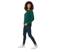 M&Co Women's Funnel Neck Knitted Jumper in Dark Green | Size: 10-12 M&Co Dark Green 10-12
