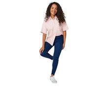 M&Co Womens Gingham Print Shirt - Women's Pink