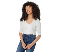 M&Co Womens Ivory Cropped Cardigan - Women's