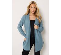 M&Co Women's Knitted Cardigan in Blue | Size: 18-20 M&Co Blue 18-20