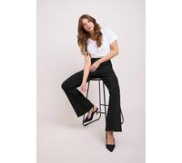 M&Co Women's Lift & Shape Kick Flare Jeans in Black | Size: 10L M&Co Black 10L