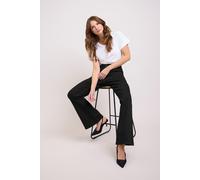 M&Co Women's Lift & Shape Kick Flare Jeans in Black | Size: 14L M&Co Black 14L