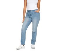 M&Co Womens Light Wash Straight Leg Jeans - Women's
